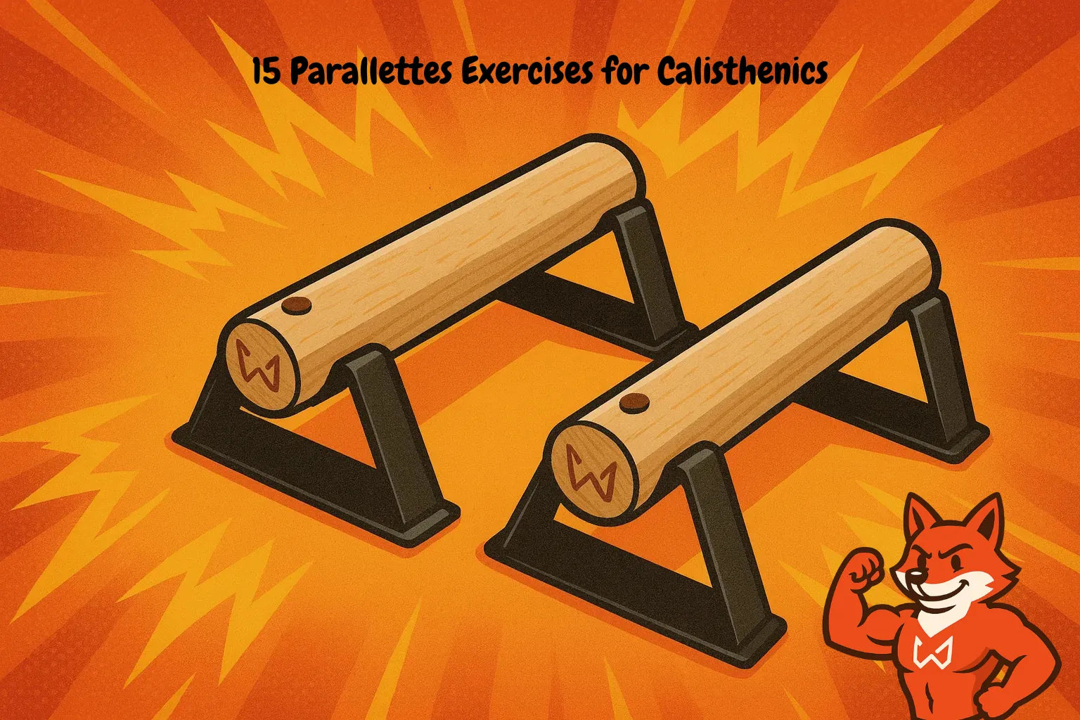 Parallettes of wild dynamics in comic style