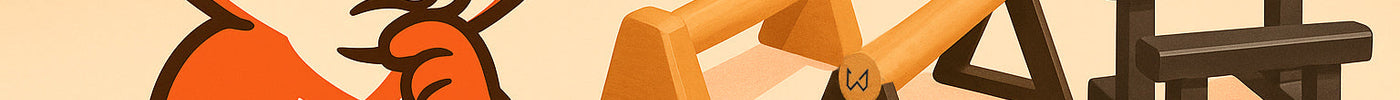 Comparison of 3 types of paralllettes, metal, wood and hybrid