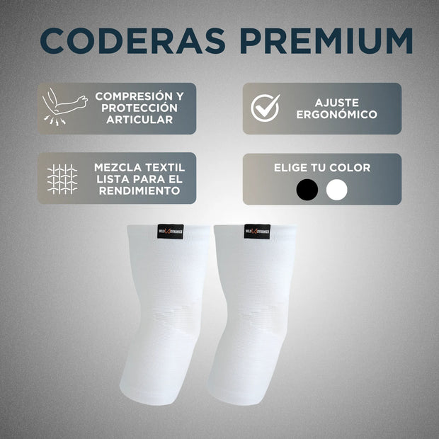 Coderas blancas con explicación de sus características.