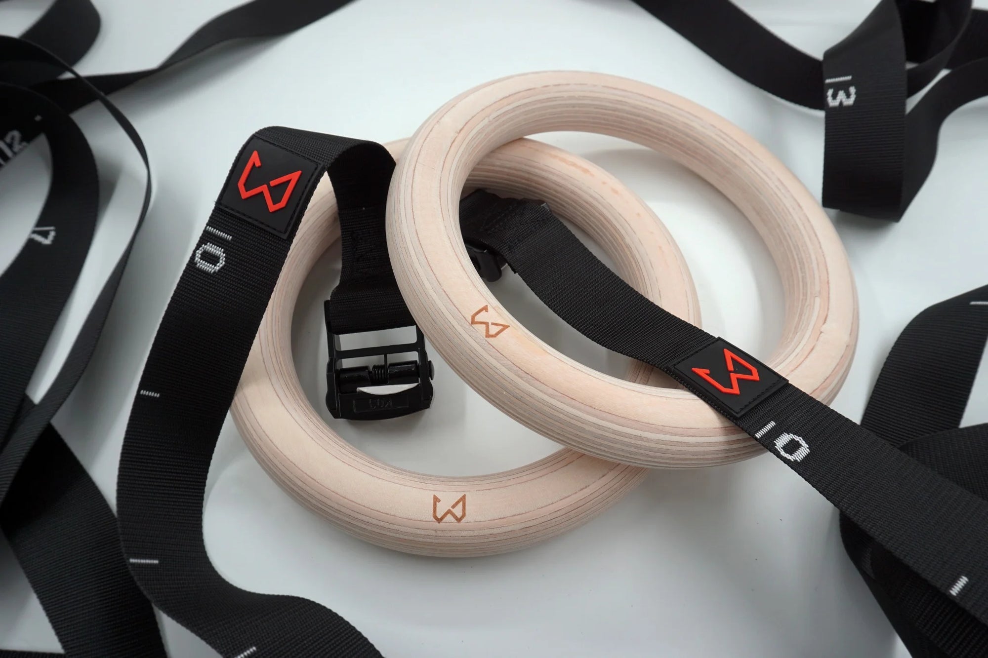 Wild dynamics workout rings with markings