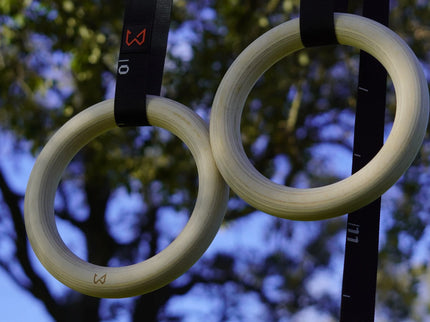 Wooden workout rings