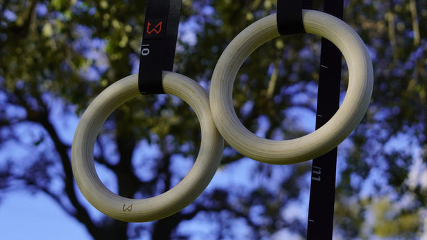 Wooden workout rings
