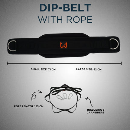 Dip Belt With Rope