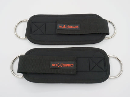 Wilddynamics Ankle Straps for Cable Machines Premium Ankle Straps with Carry Bag | Wild Dynamics
