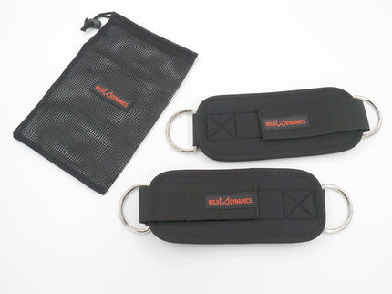 Wilddynamics Ankle Straps for Cable Machines Premium Ankle Straps with Carry Bag | Wild Dynamics