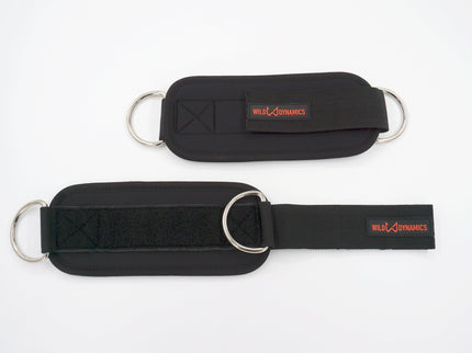 Wilddynamics Ankle Straps for Cable Machines Premium Ankle Straps with Carry Bag | Wild Dynamics