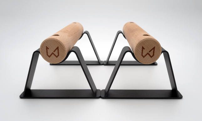 Wilddynamics Antlettes™ Parallettes Antlettes™ Wooden Parallettes for Calisthenics & Hand Balancing