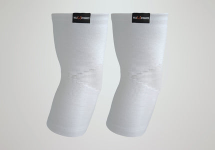 Wilddynamics White Elbow sleeve Black Elbow Sleeves (Pair) – Compression Support | Wild Dynamics