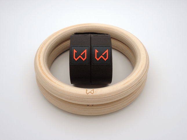 Wilddynamics Wooden rings Wooden Gymnastics Rings 28mm – Durable & Professional | Wild Dynamics